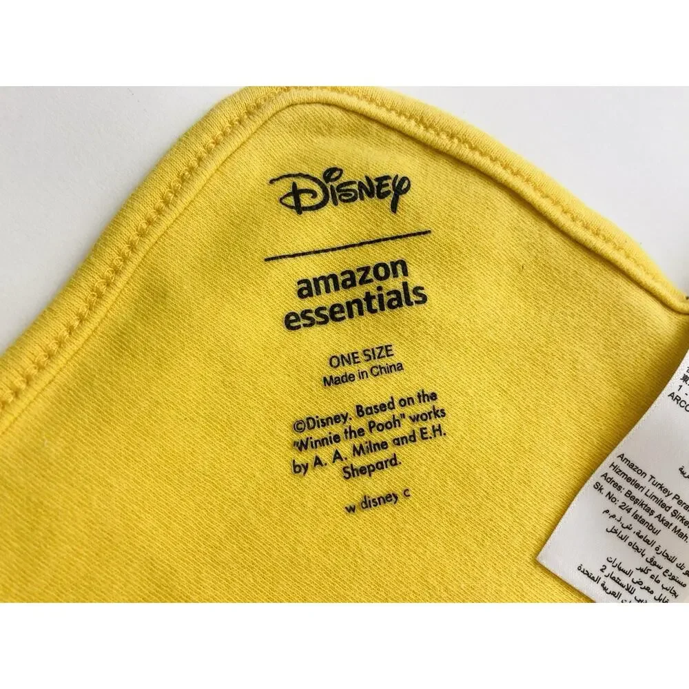 Rare Disney Winnie The Pooh 100% Cotton Baby Blanket Faces Black White Amazon Ye